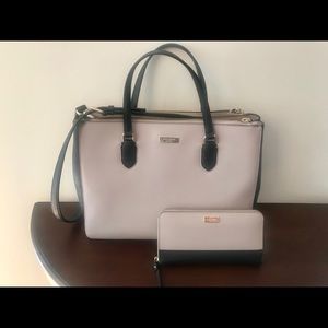 Kate spade Cameron - 2 toned bag and billfold